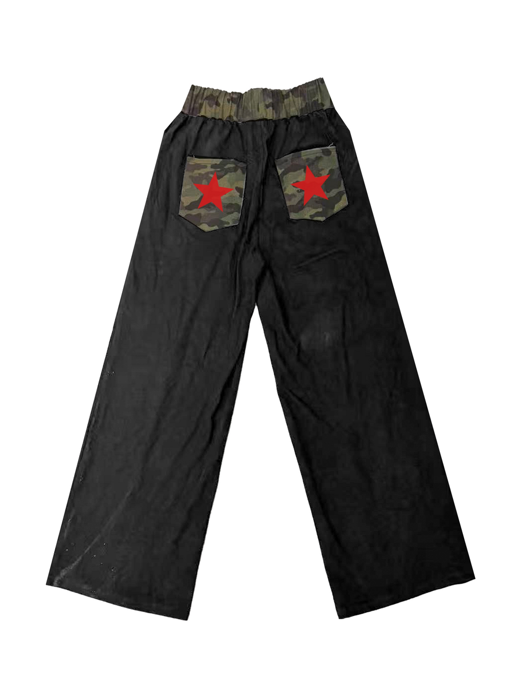 DETW Camouflage Contrasting Embroidered Sweatpants