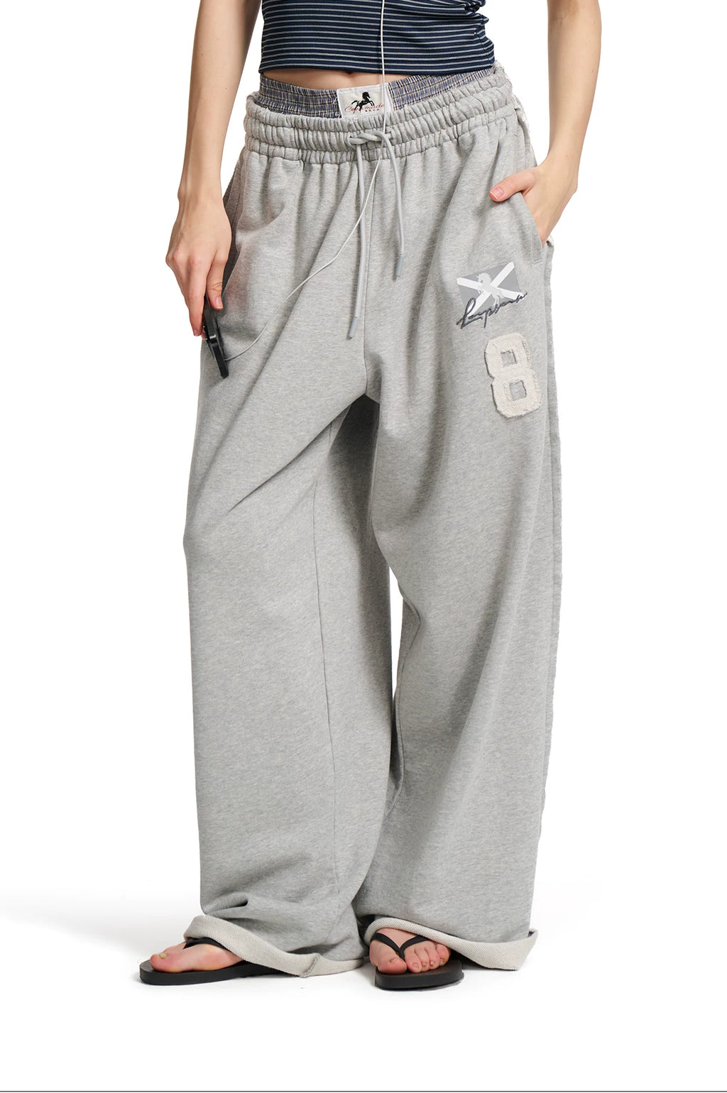 Loopsoon Loose Wide Leg Sweatpants