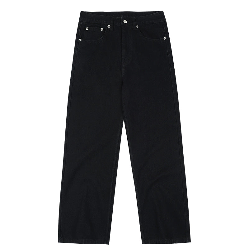 MEDM Retro Straight Slacks Loose Drape Jeans