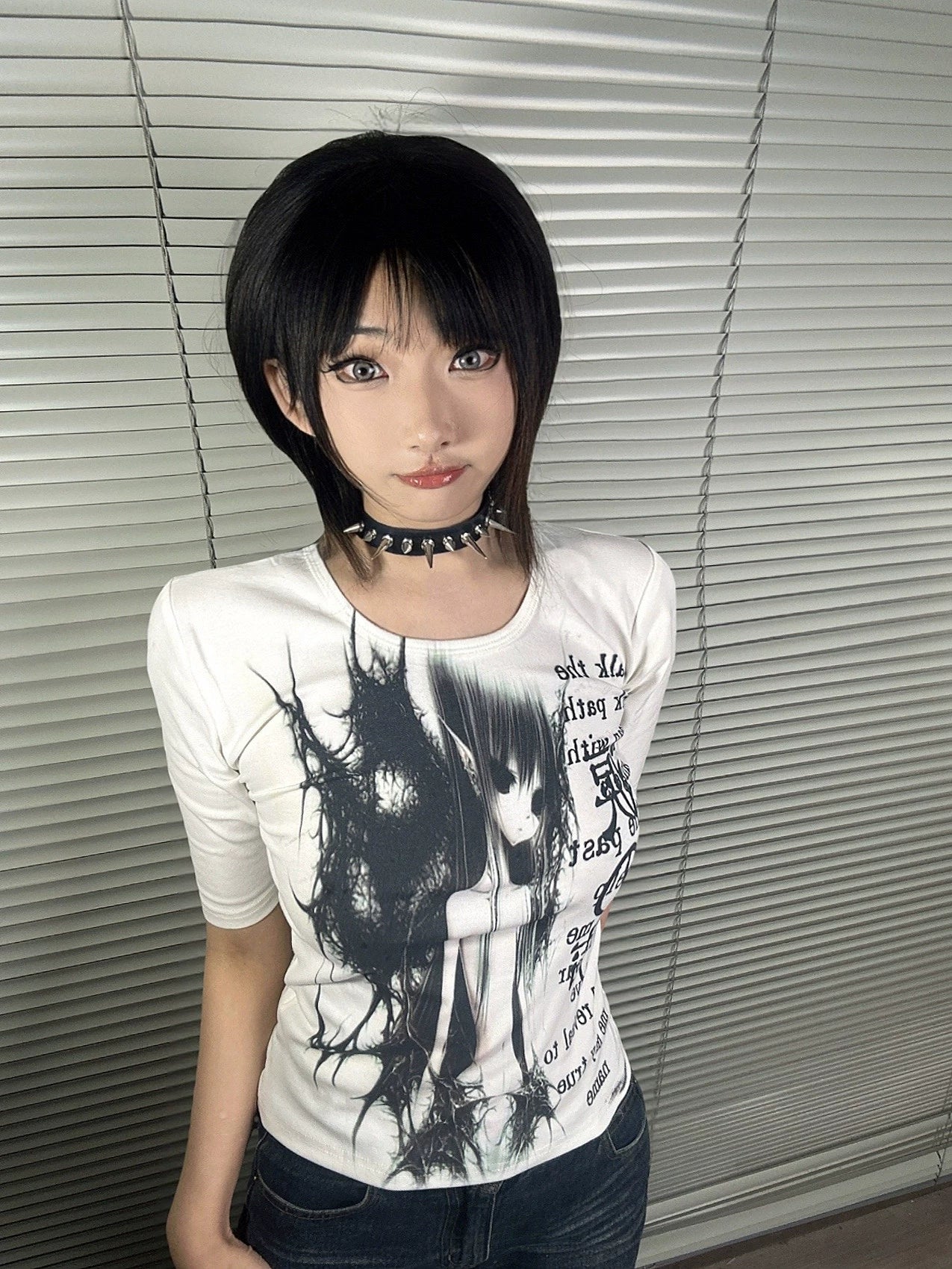 WEBBAR Japanese Vision Five-quarter Sleeve Slim-fit Long Sleeve