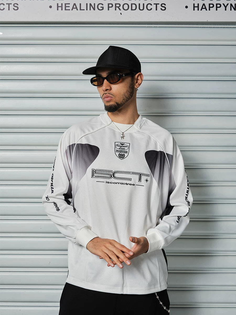 ComicTree Gradual Change Embroidery Casual Long Sleeve