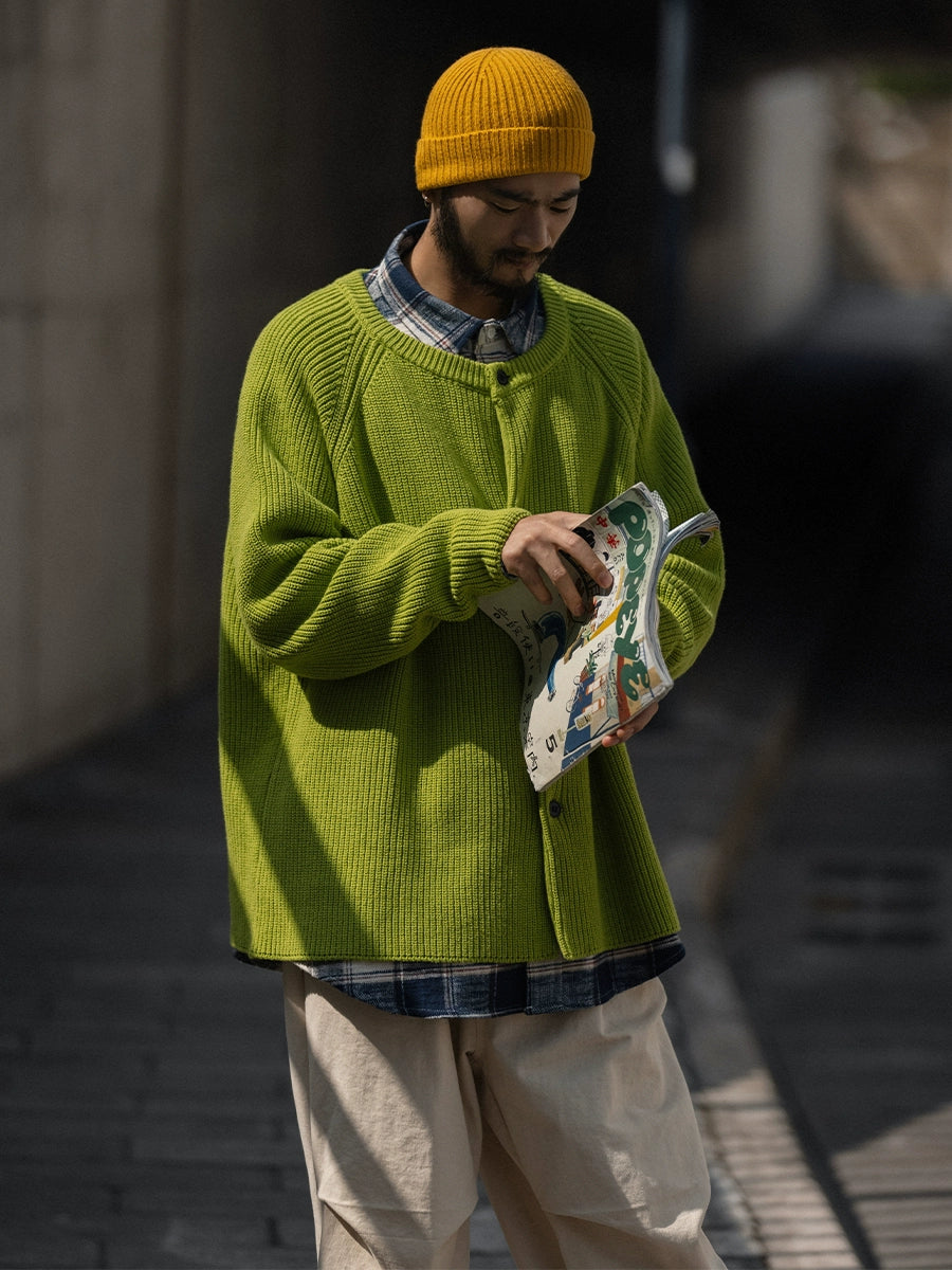 NOEARS Retro Thick Needle Ruffian Handsome Japanese Tooling Jacket