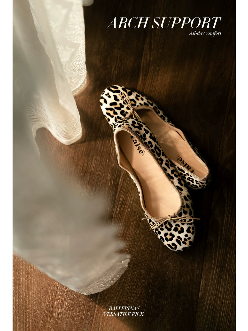 L'aise Flat-soled Leopard Print Soft-soled Shallow-mouth Single Shoes