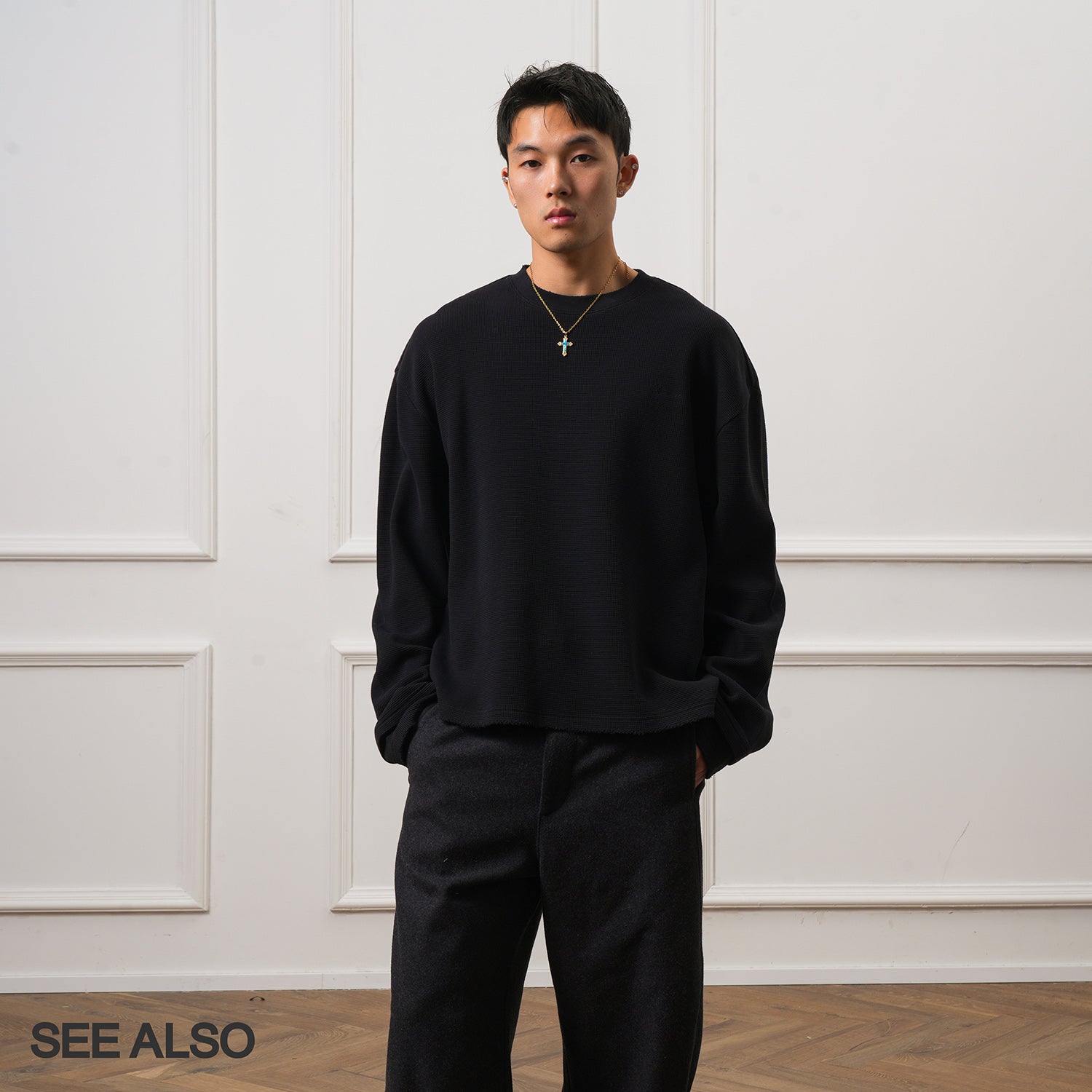 SEE ALSO Waffle Old Money Minimalist Relaxation Warm Versatile Long Sleeve