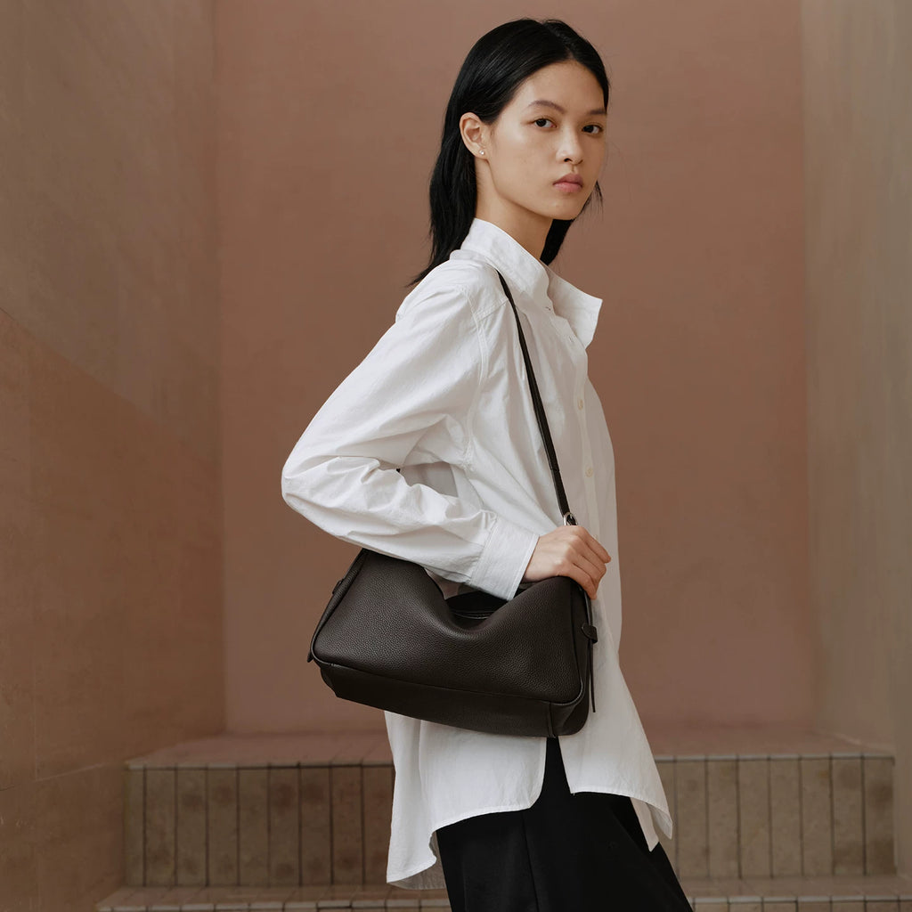 AVALEA First-layer Cowhide Underarm Bag