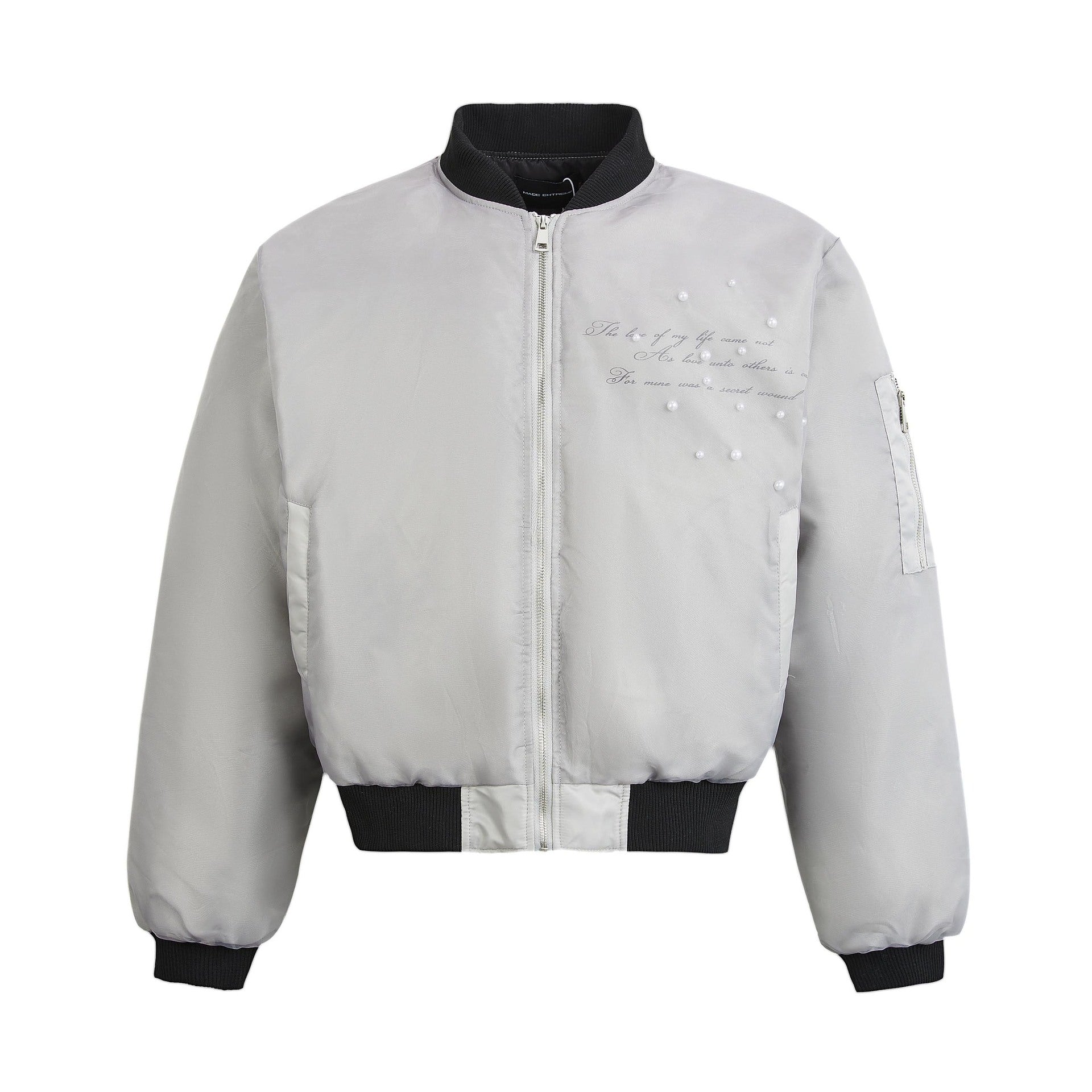 MADEEXTREME Thickened beads double layer ma1 flight suit jacket
