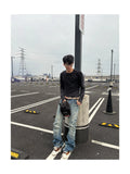 KUJOY Leopard Leather Leather Casual Board Shoes
