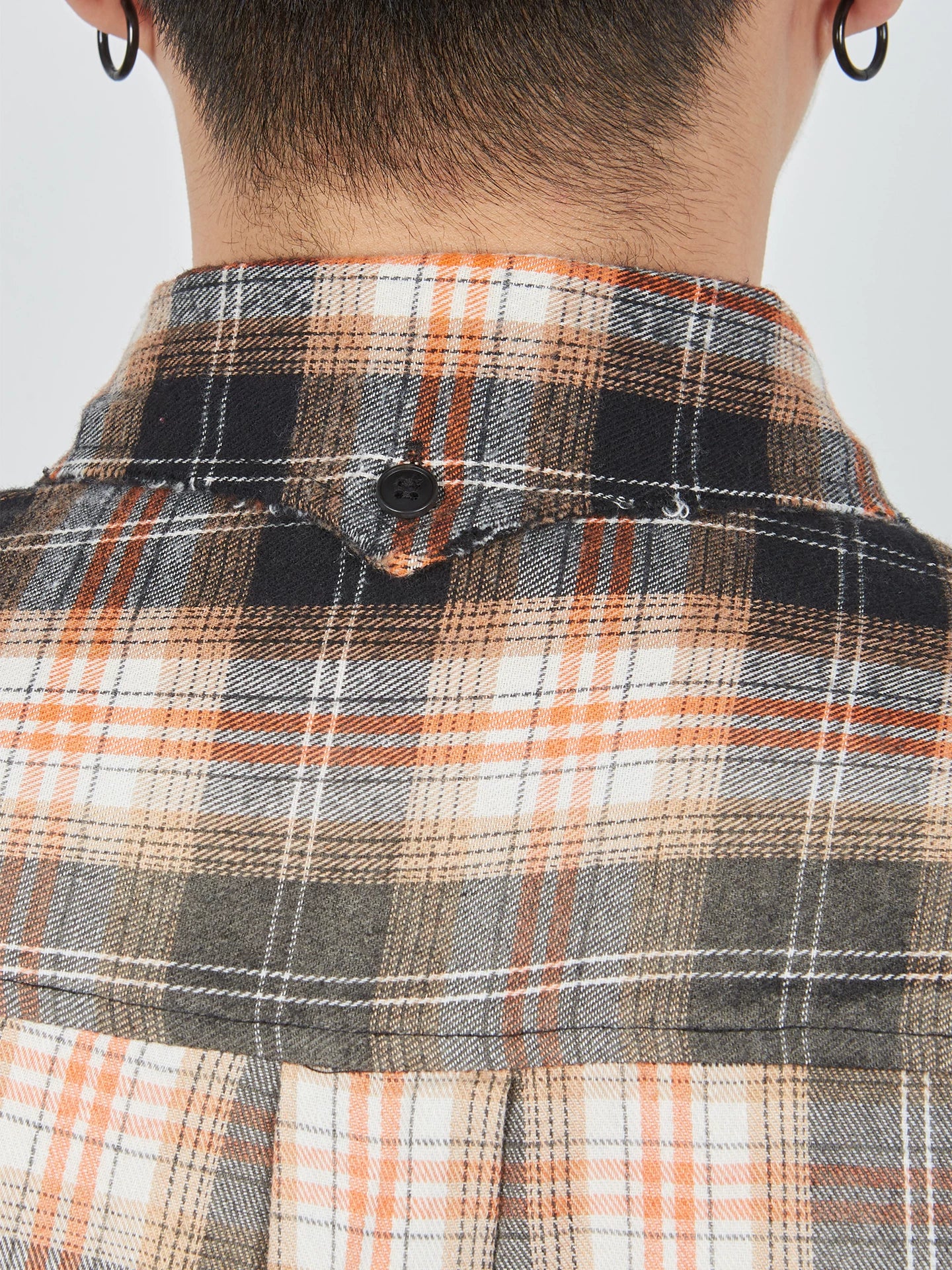 Remedy Vintage Loose Checked Short Sleeve Shirt