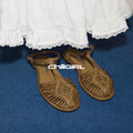 CHILIGIRL Retro Woven Bag Head Cool Single Shoes