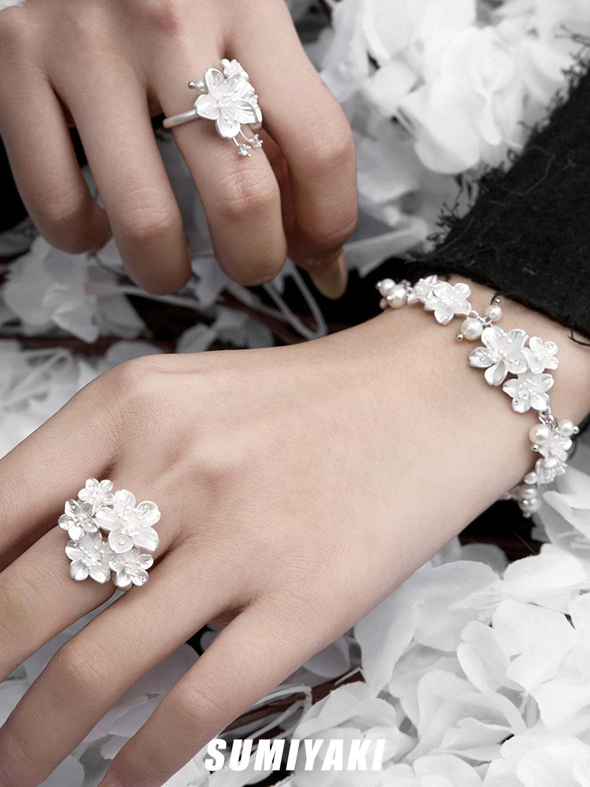 SUMIYAKI Sakura Multi-layer Ring