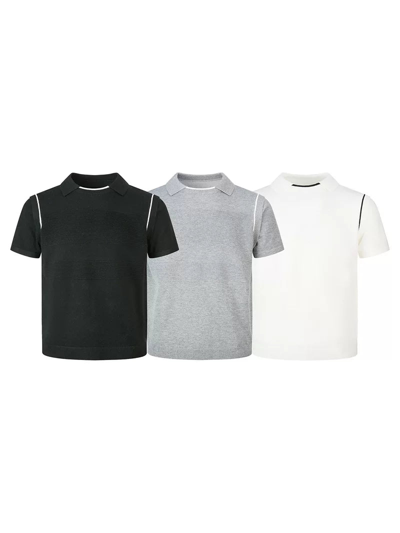 EME Retro Loose Lapel Tee