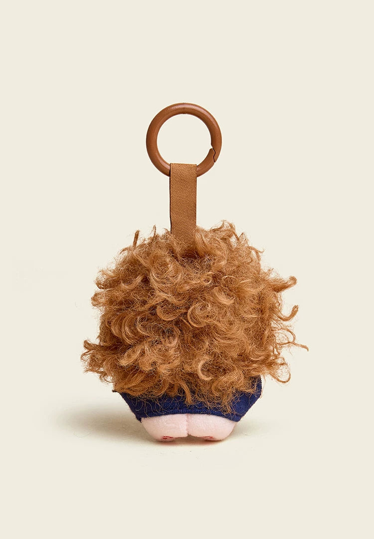 HAVEROSE Fried Glasses Car Keychain Small Pendant