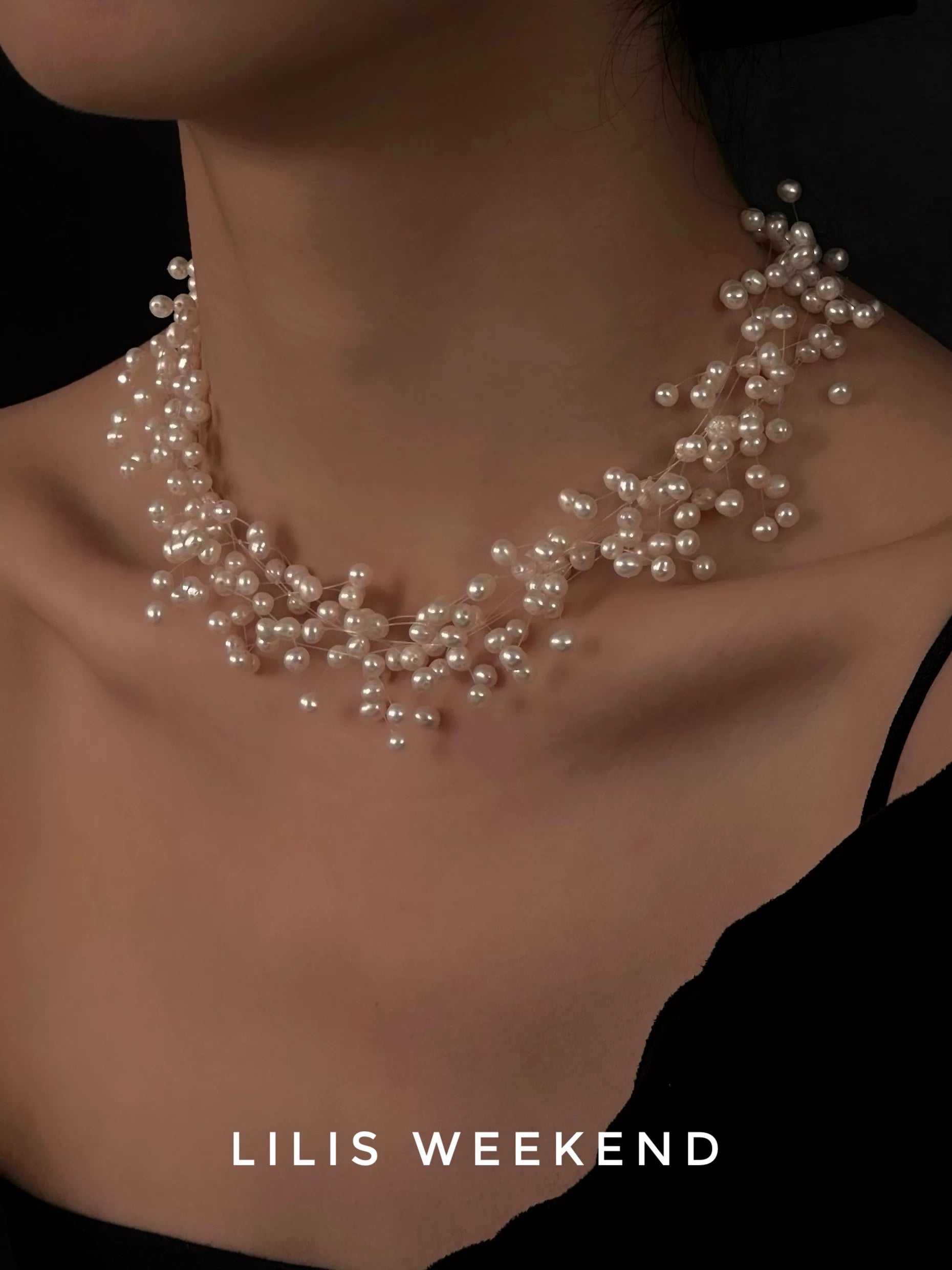 Lilis Weekend Starry Freshwater Pearl Necklace
