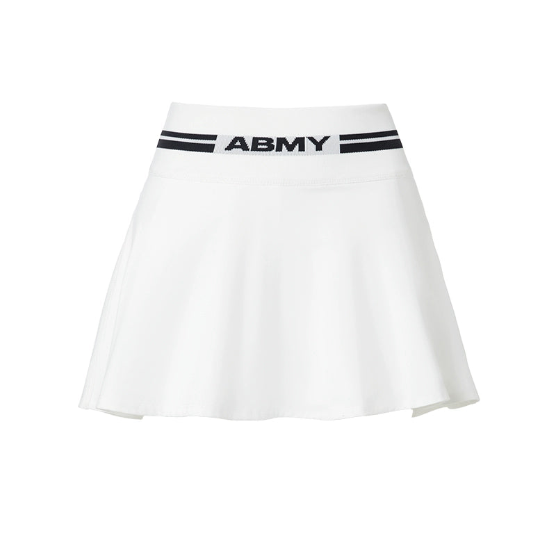 ABMY Sports Contrasting Pleated Short Skirt Pants