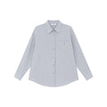 KANO Plaid Bag Long-sleeved Loose Shirt