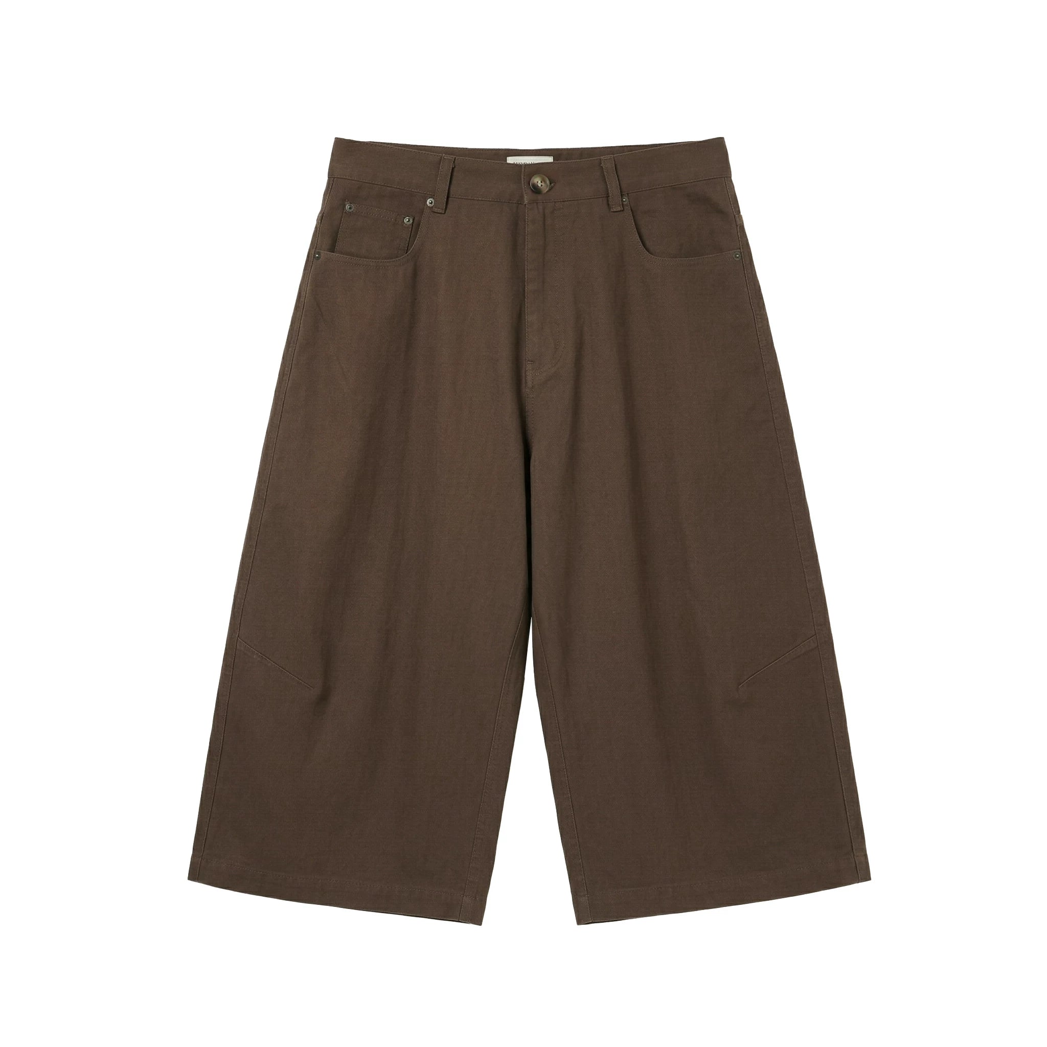 BUTTBILL Simple and Versatile Loose Casual Cropped Pants