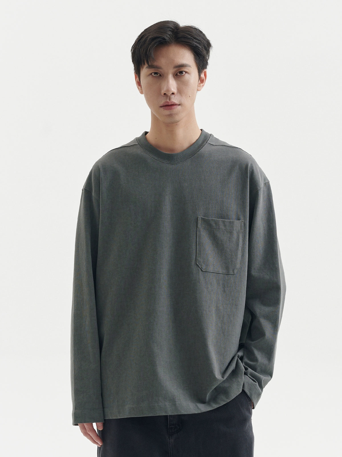 BUTTBILL Old Simple Retro Bottom Long Sleeve