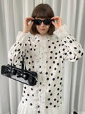 Loosesmell Versatile Polka Dot Lace Shirt