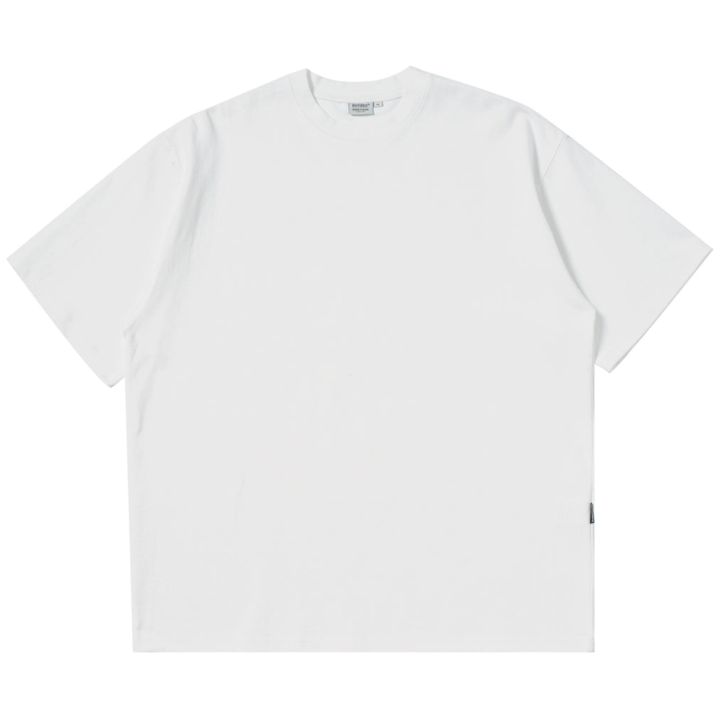 BUTTBILL Heavy 300G Crew Neck Pure Cotton Three Needles Five Threads Tee
