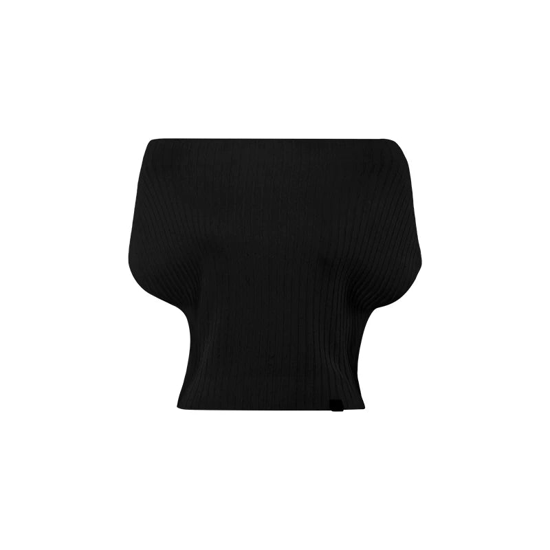 Audwyn One-word Shoulder Slim and Thin Versatile Tee