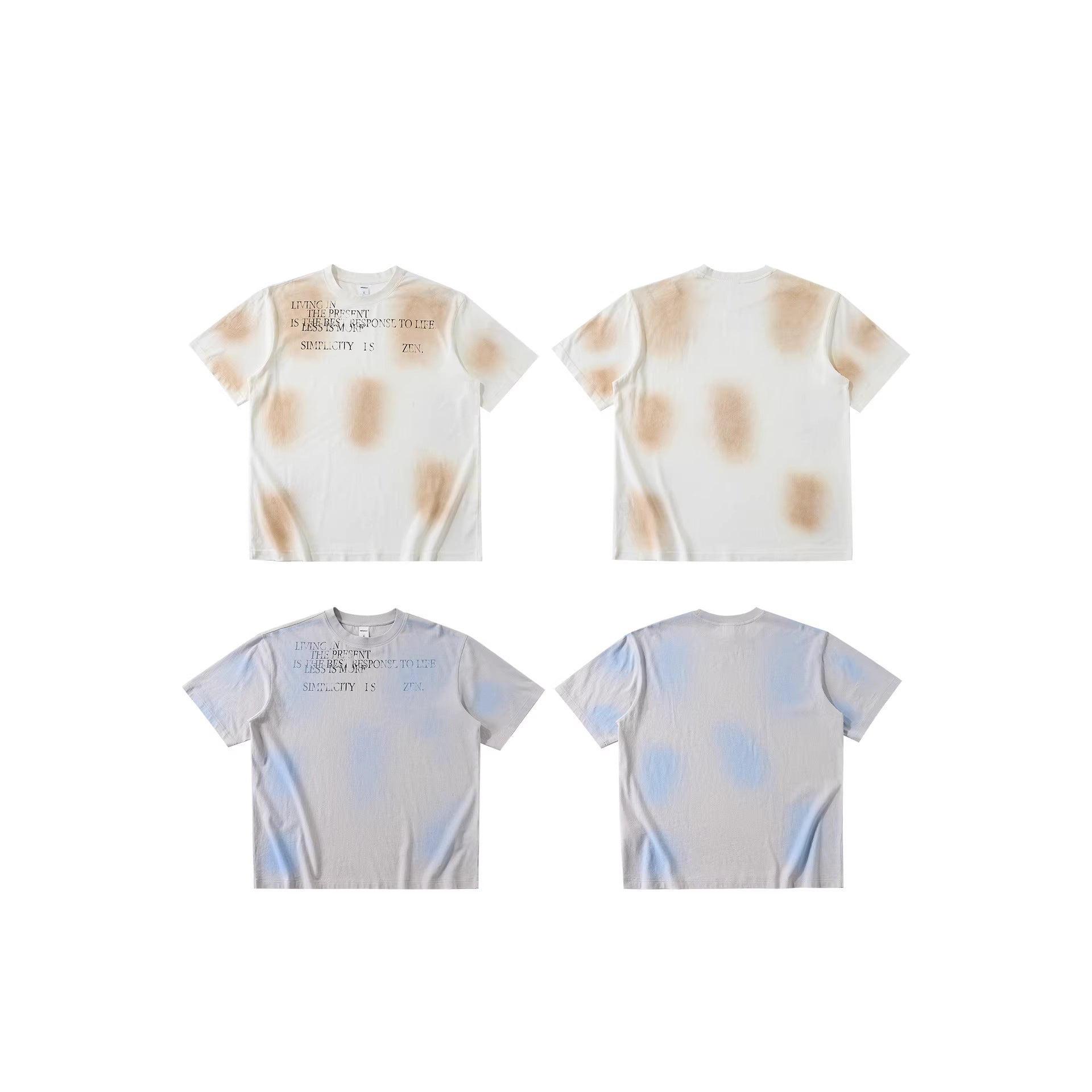Inflation 305g Oversized Cotton Letter Short Sleeve Tee