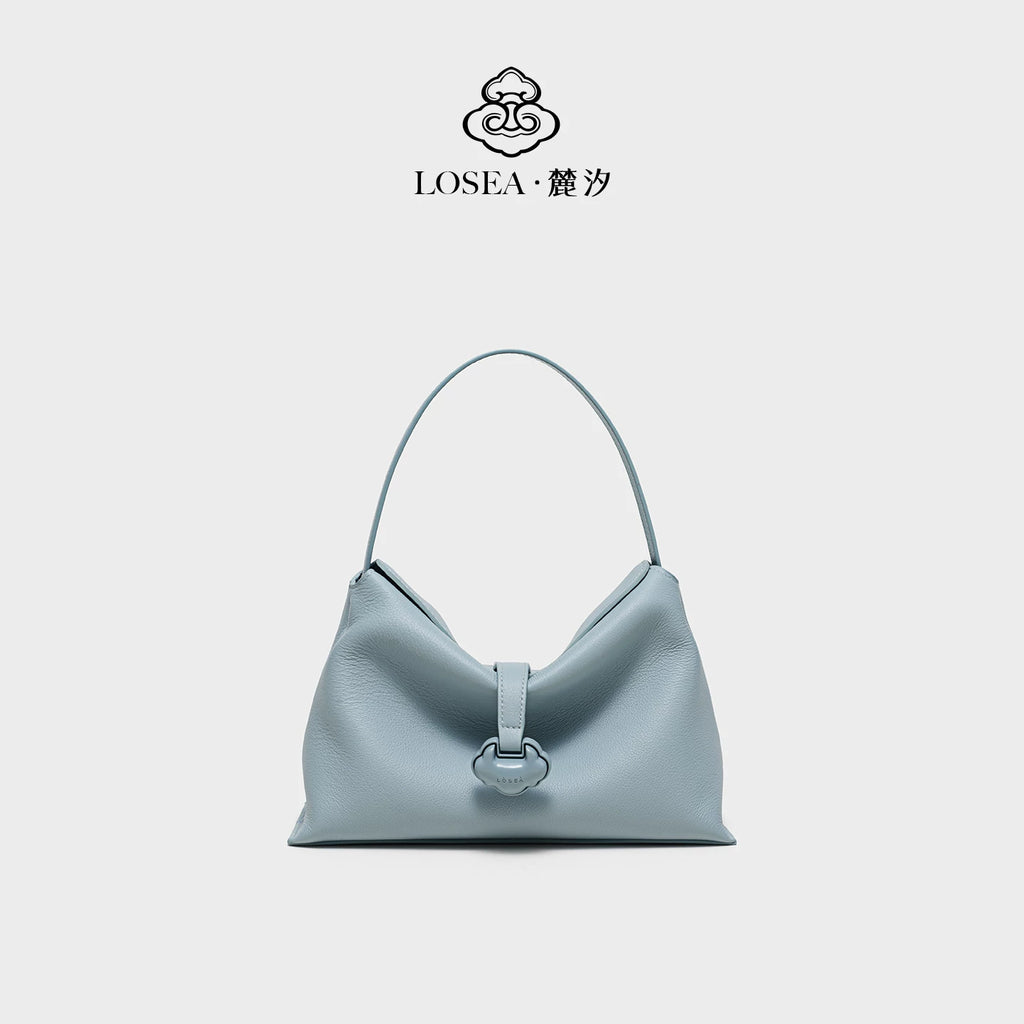 LOSEA First-layer Cowhide Shoulder Messenger Handbag