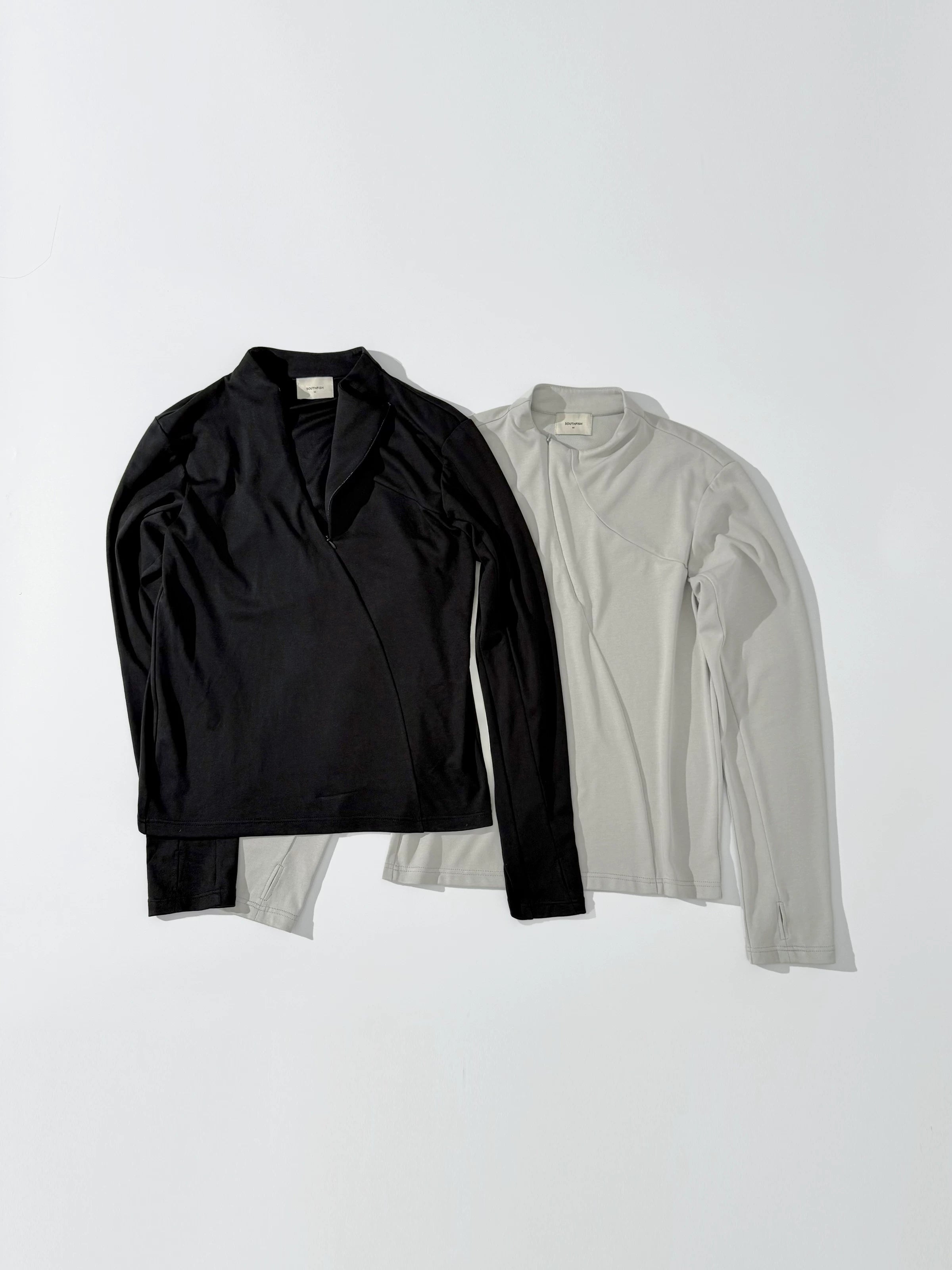 SOUTHFISH Semi-turtleneck Skin-friendly Soft Waxy Long Sleeves
