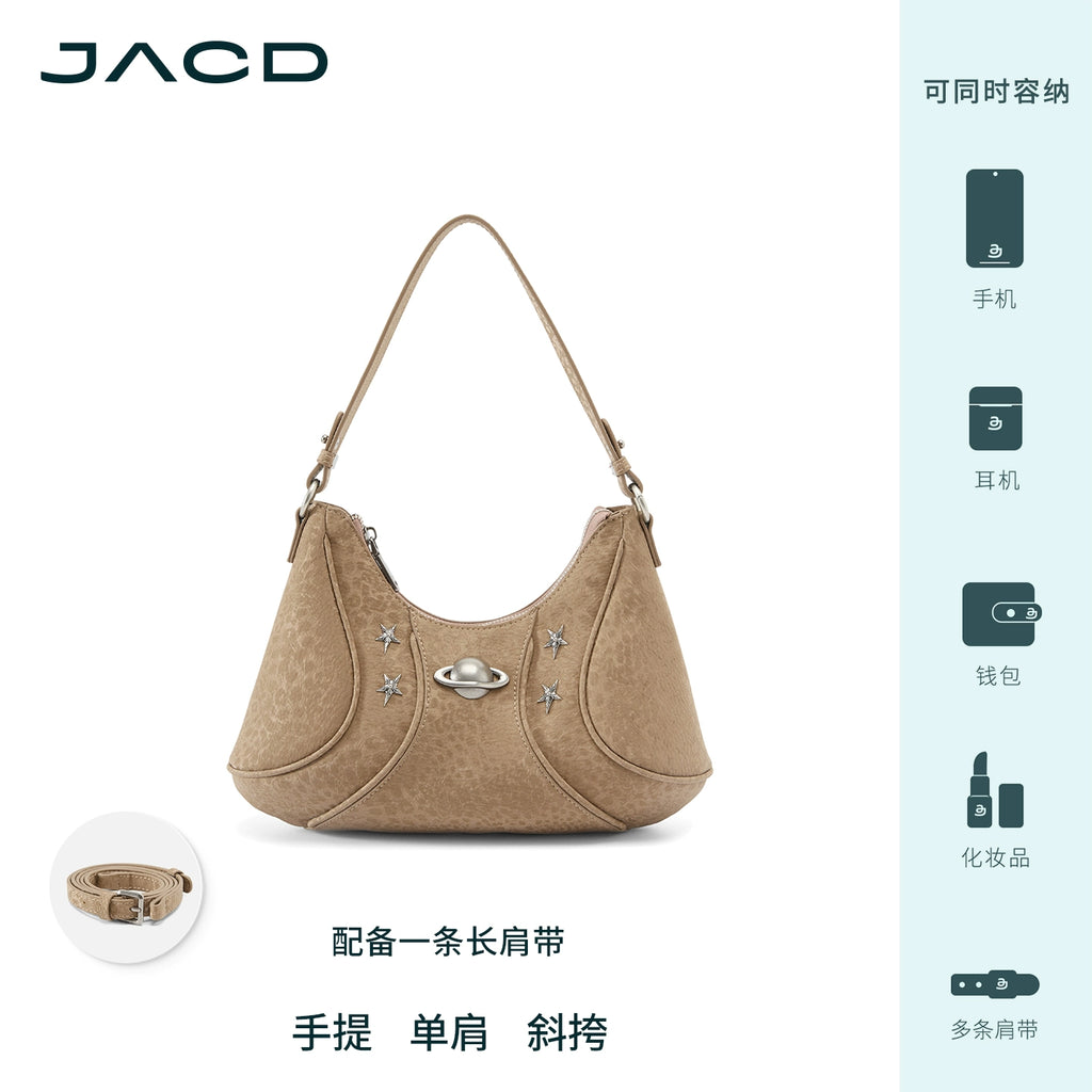 JACD Leopard Print Retro Shoulder Messenger Bag