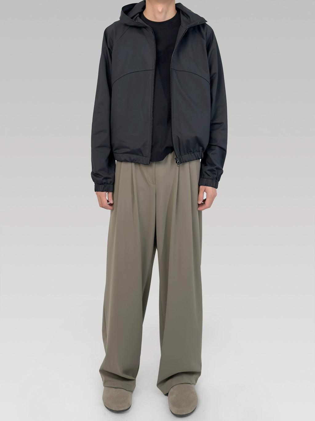 PLUS NO LOGO Arc Blade Jacket Short Hooded Jacket