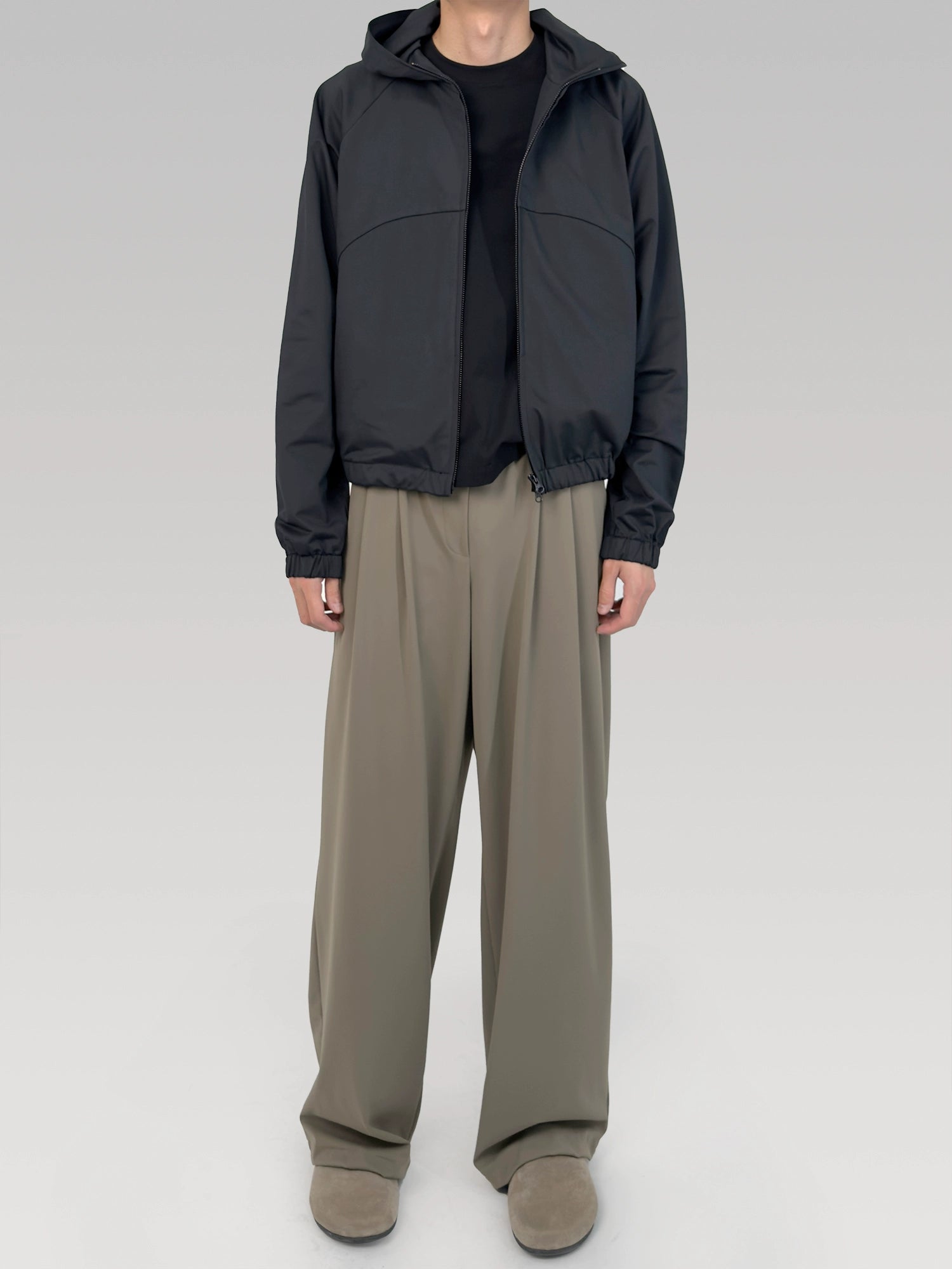 PLUS NO LOGO Arc Blade Jacket Short Hooded Jacket