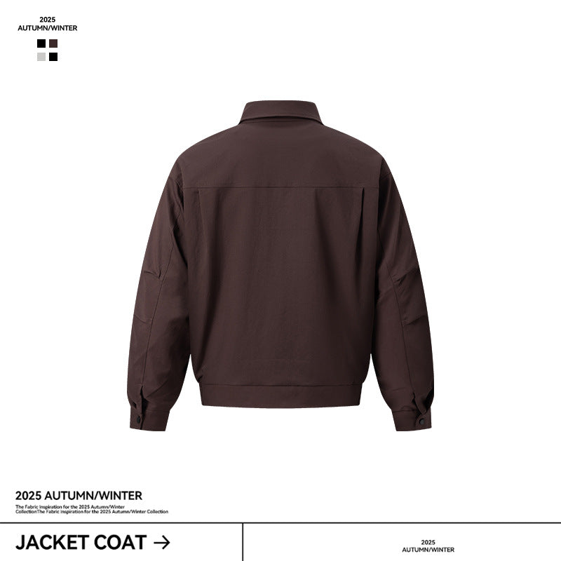 UNF Stand-up Collar Jacket Versatile Loose Coat