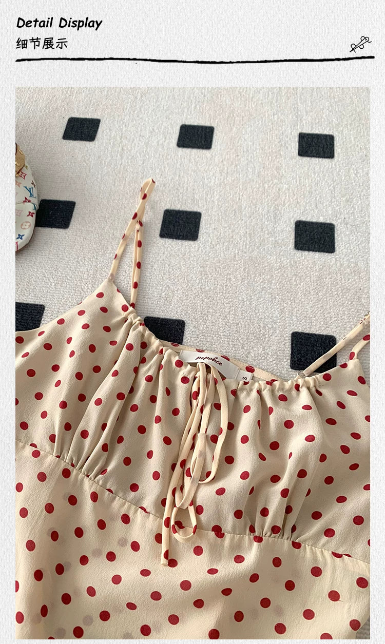 Popchee Polka Dot Slim Sling