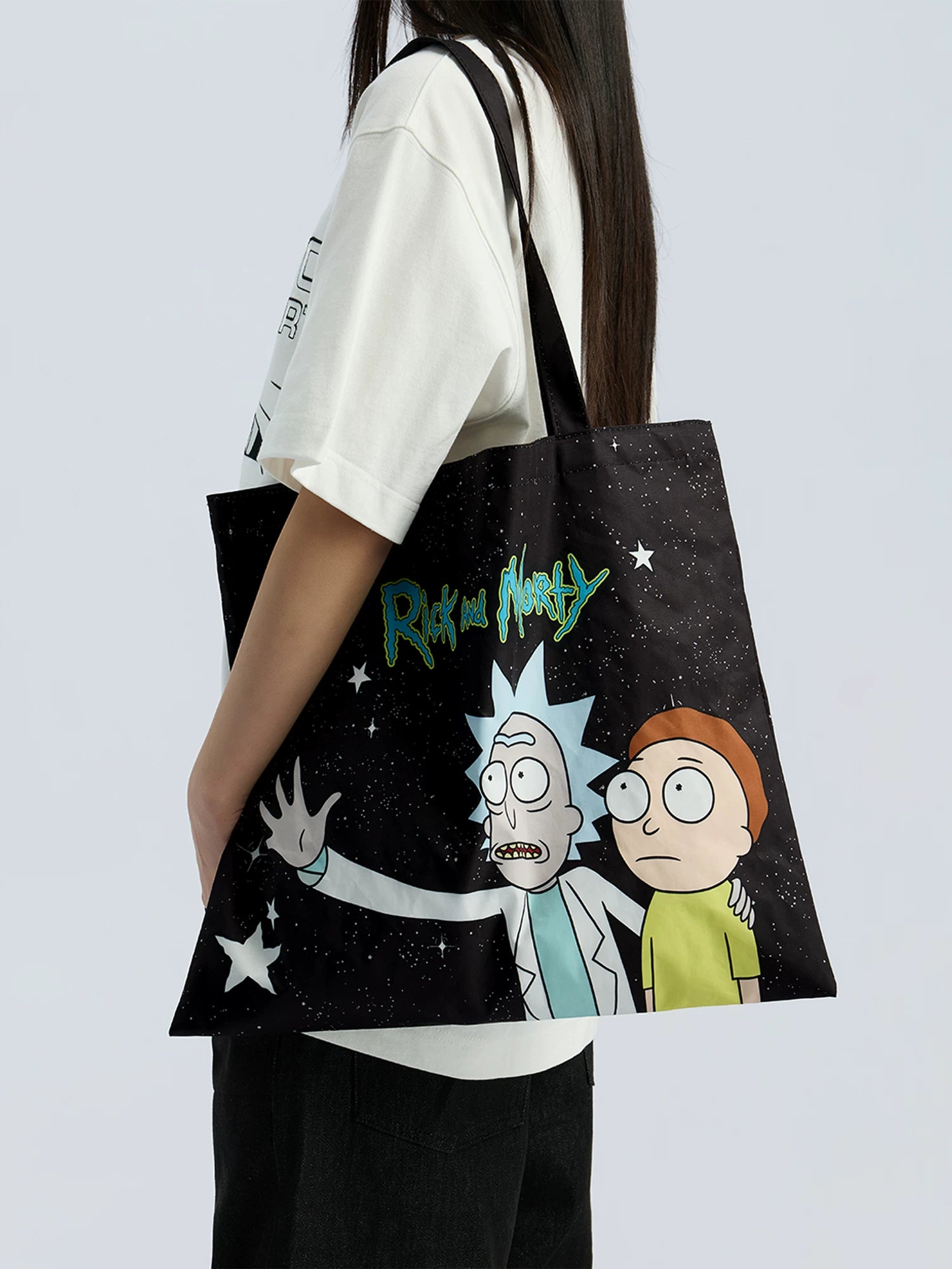 WHOOSIS Anime Cartoon Print Tote Bag