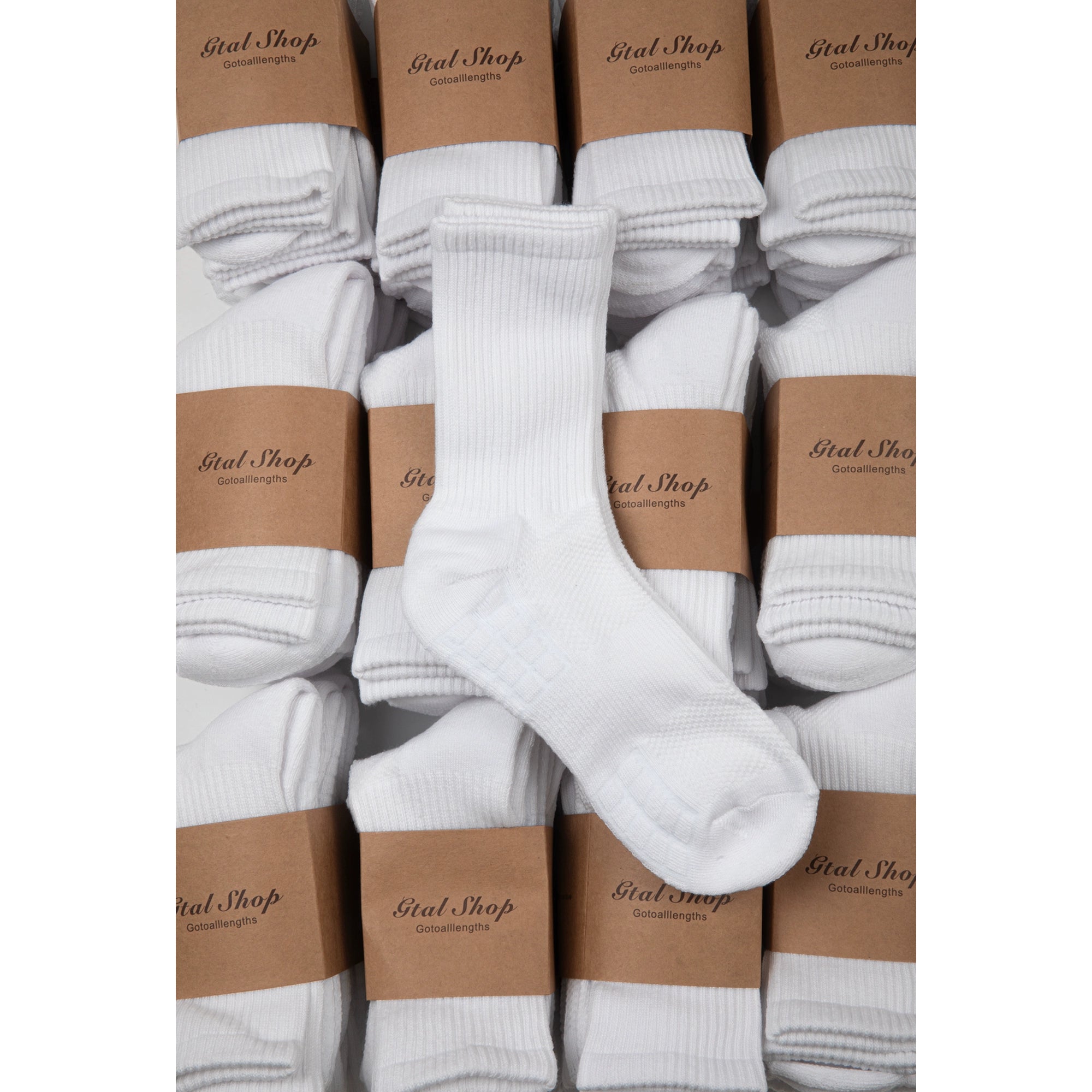GTAL deodorant black and white summer sports non-pure cotton socks