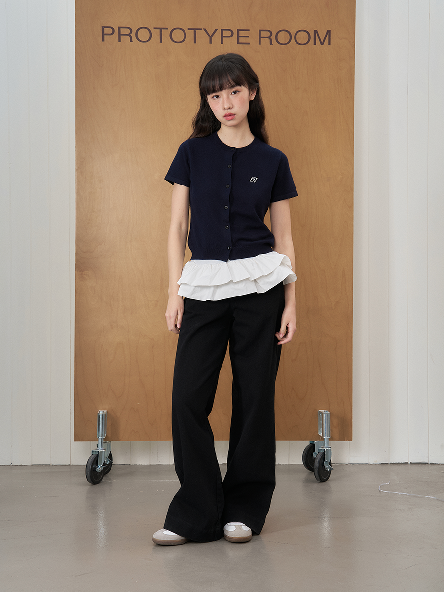 UnderStress Skin-friendly Short Button-Knitted Cardigan