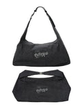 TH90 Retro Washed Denim Shoulder Messenger Commuter Bag