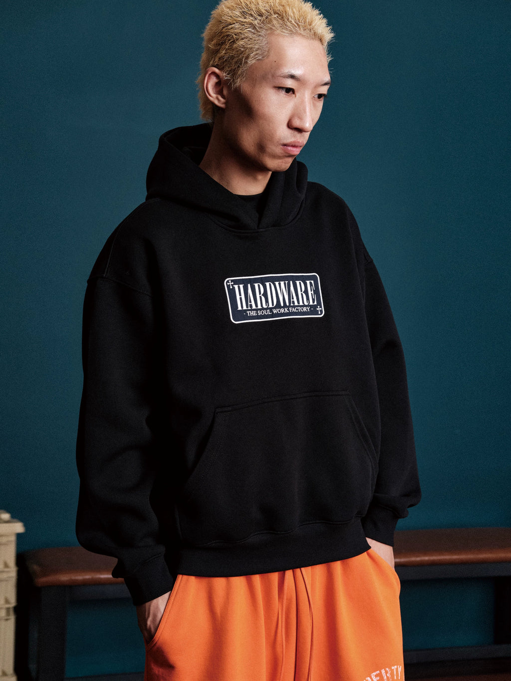 SWFI Heavy Thickened BOXY Embroidered Hooded Sweater