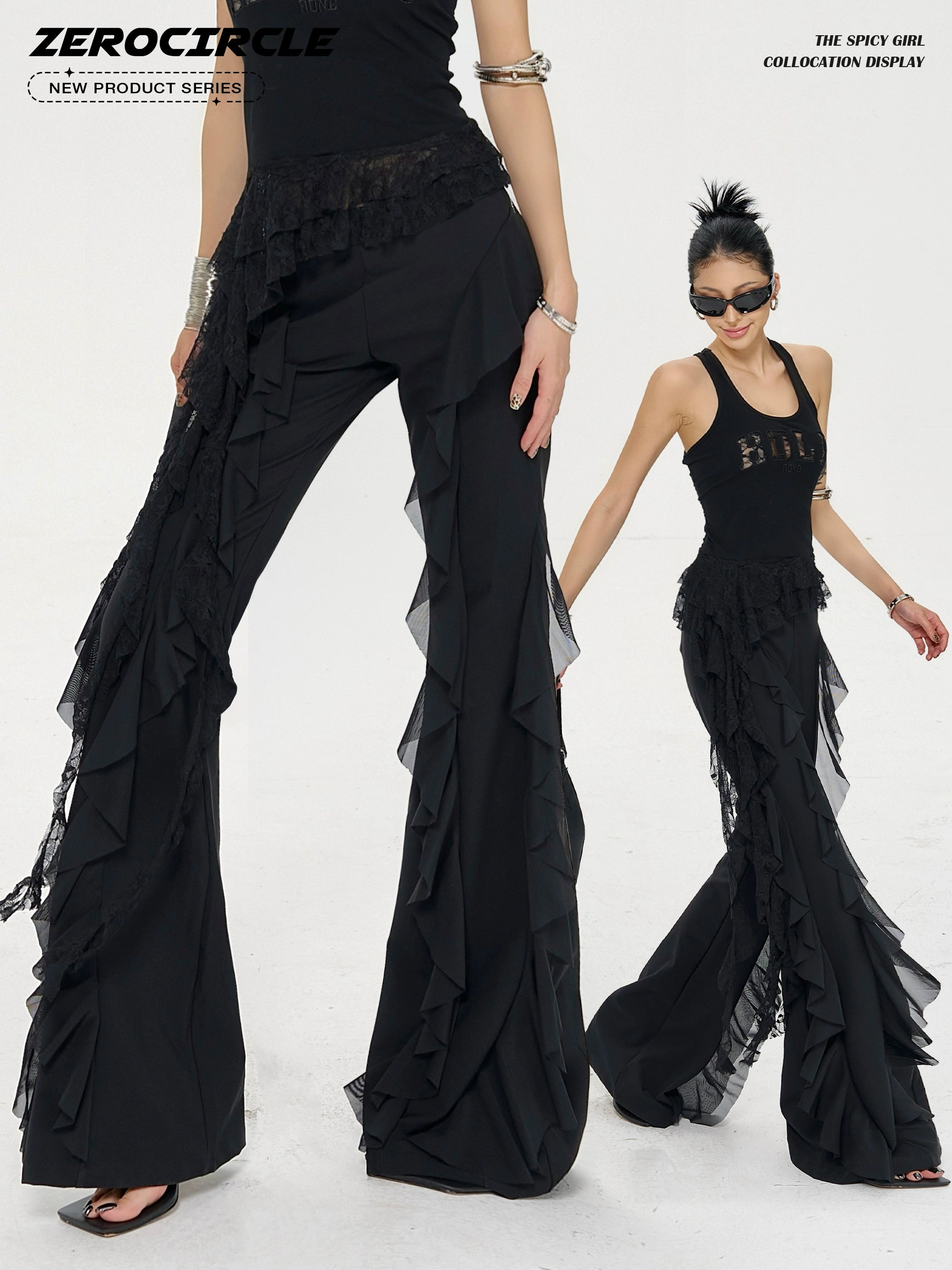 Zero Slim and Thin Design Niche Low-rise Pants