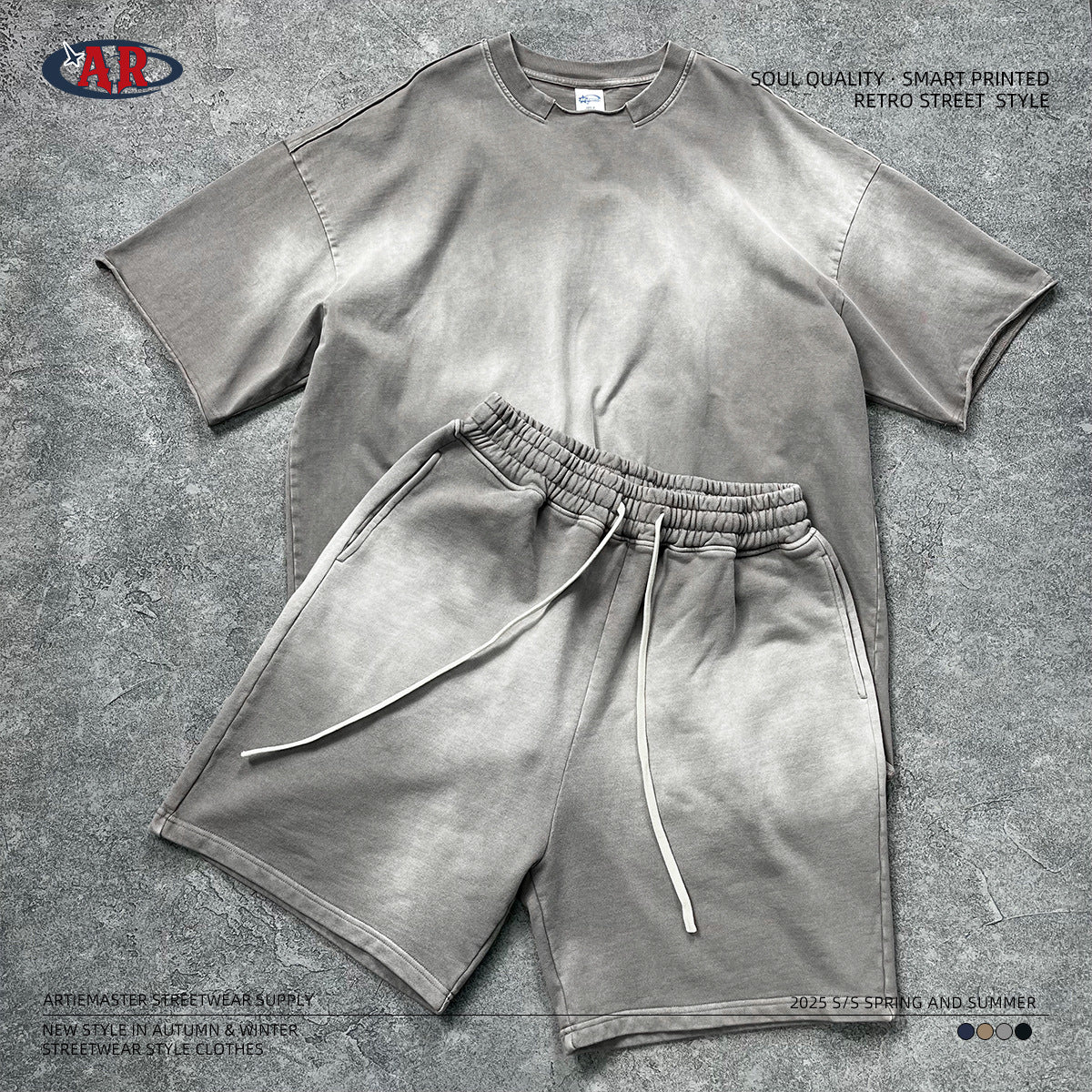 ARTIE Washing Water and Making Old Retro Street Tide Brand Set