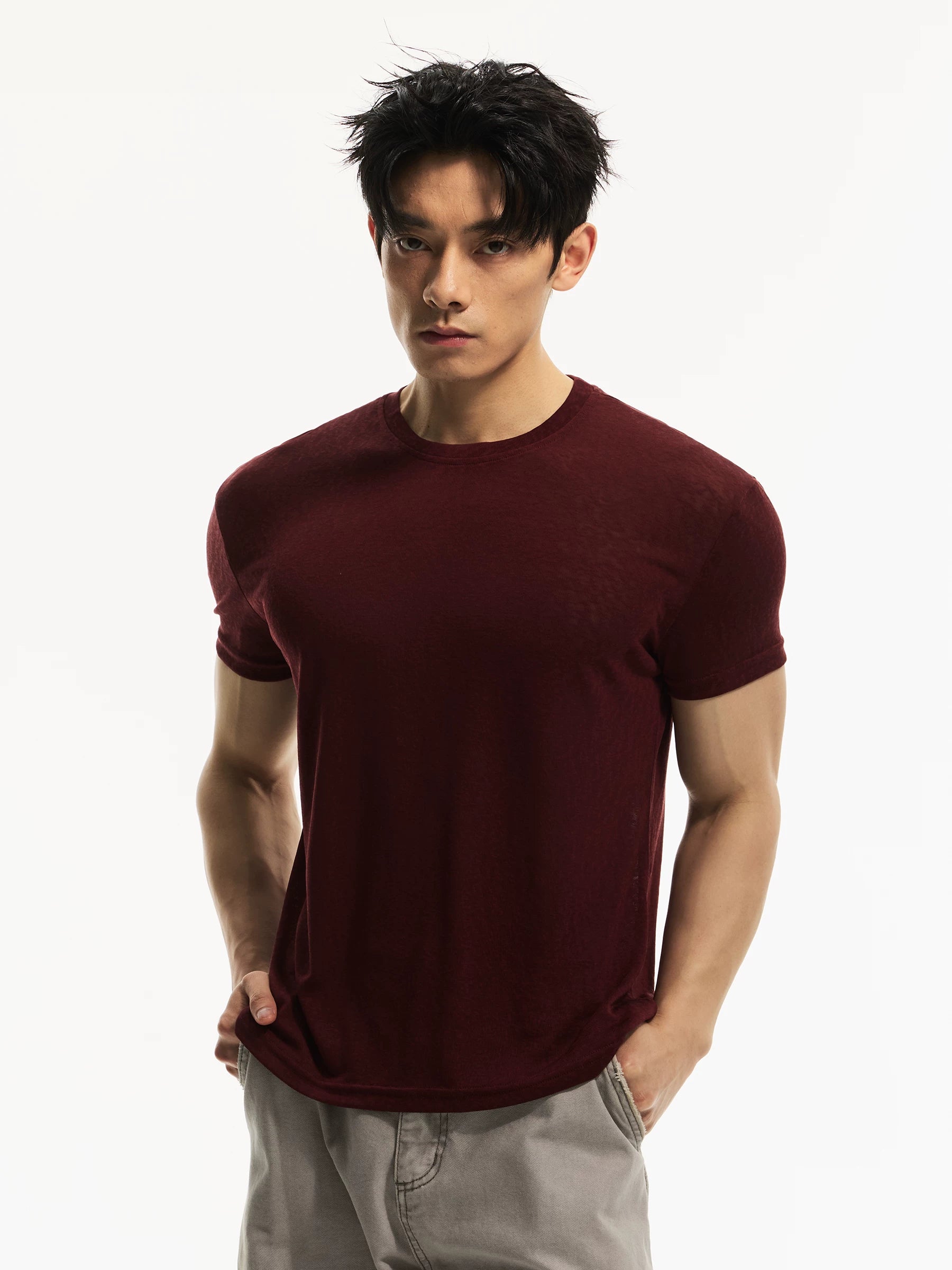 DAY NY Cool and Light Front Shoulder Casual Tee