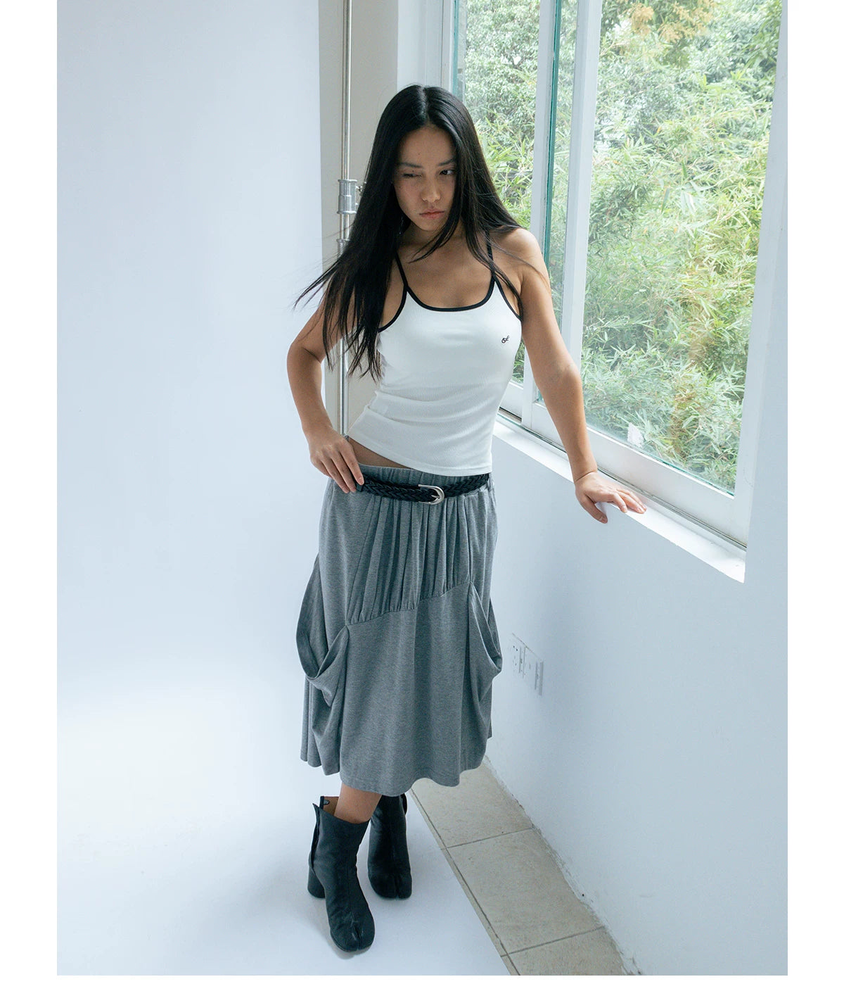 FUNKYFUN Niche Three-dimensional Pleated Skirt