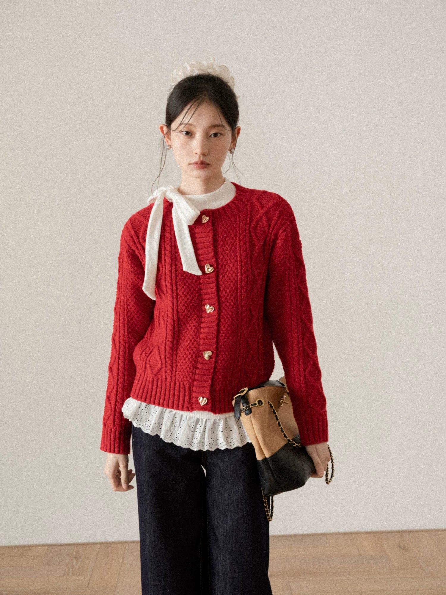 Cantonstory Atmosphere Loose Warm Knitted Sweater