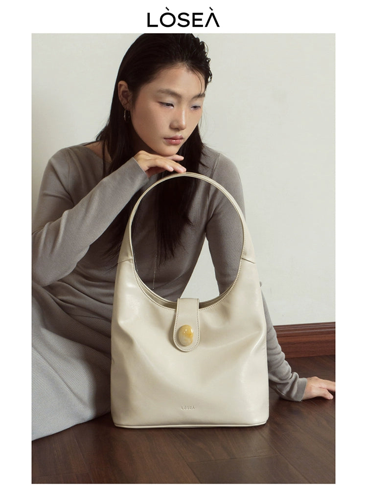 LOSEA Oriental Aesthetic Topaz Tote Bag