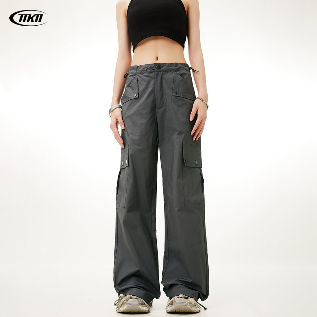 11KN gray Women Woven Waterproof Pants