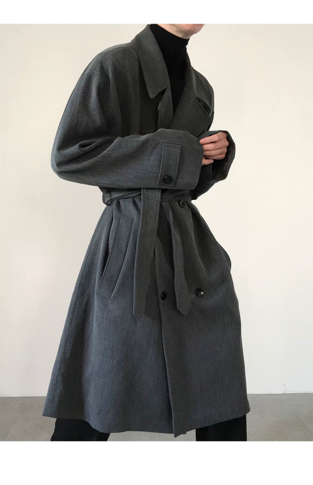 COLN Premium Double-breasted Coat