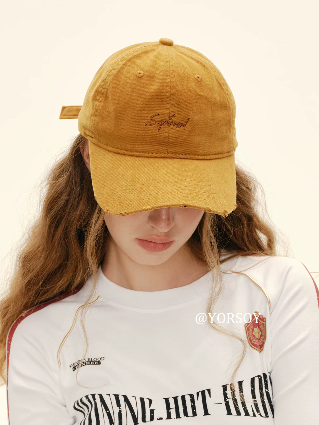YORSOY Retro Old Ripped Baseball Cap
