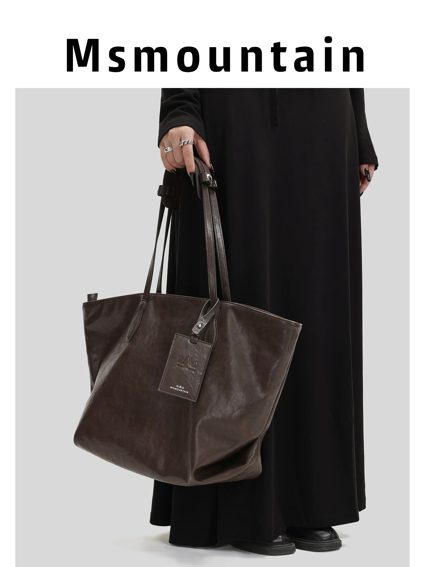 Msmountain Large Capacity Premium Textured Shoulder Bag