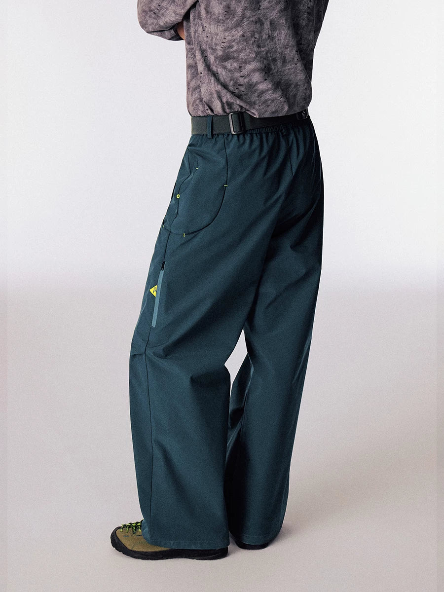 CONP Vintage Wide Leg Straight Casual Pants