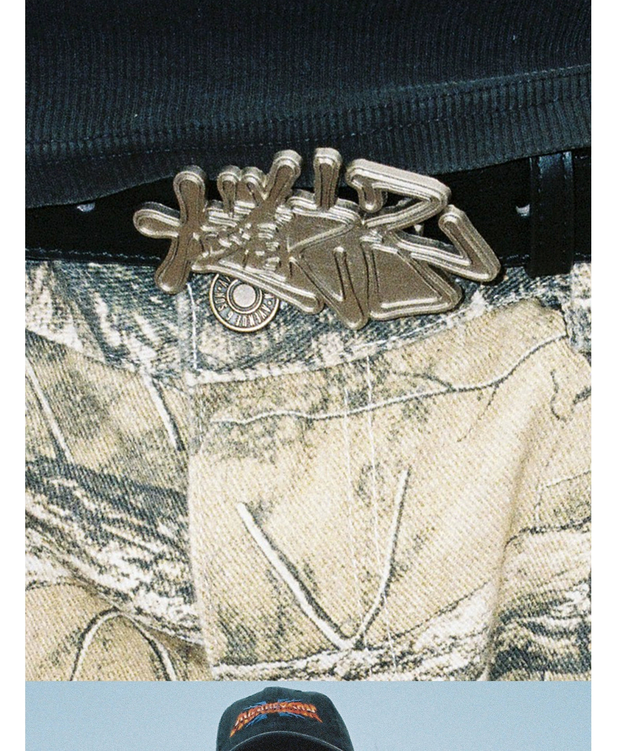 AVENUESON Metal Logo Belt