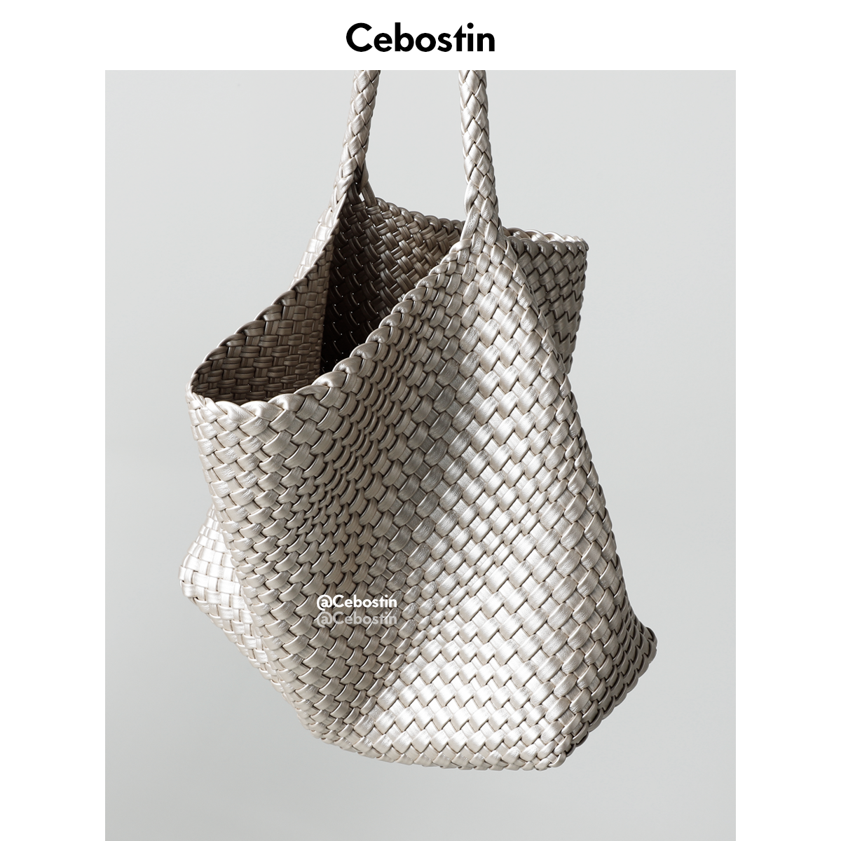 Cebostin Premium Sense Braided Large Capacity Tote Bag